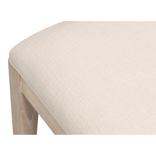 Beige Swedish Klismos Cane Back Dining Chairs, Bleached Oak, Sets of 2 For Sale - Image 8 of 11
