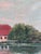 Vintage Original Landscape Oil Painting, Signed Farmhouse Art For Sale - Image 16 of 18