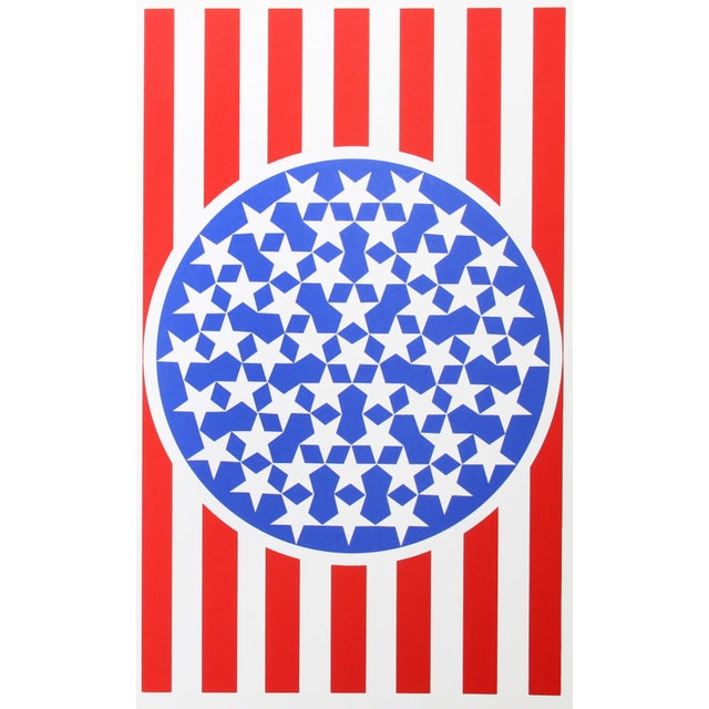 Artist: Robert Indiana, American (1928 - ) Title: New Glory Banner from the American Dream Portfolio Year: 1963 (1997)...
