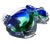 Glass Murano Vintage Sommerso Blue Green Italian Art Glass Puppy Dog Figure Sculpture, Manner of Seguso, Nason For Sale - Image 7 of 7