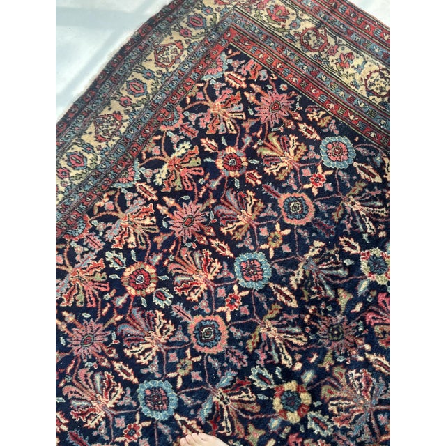 Antique Bibikkibad Rug - 8.7 X 11.9 For Sale - Image 11 of 12