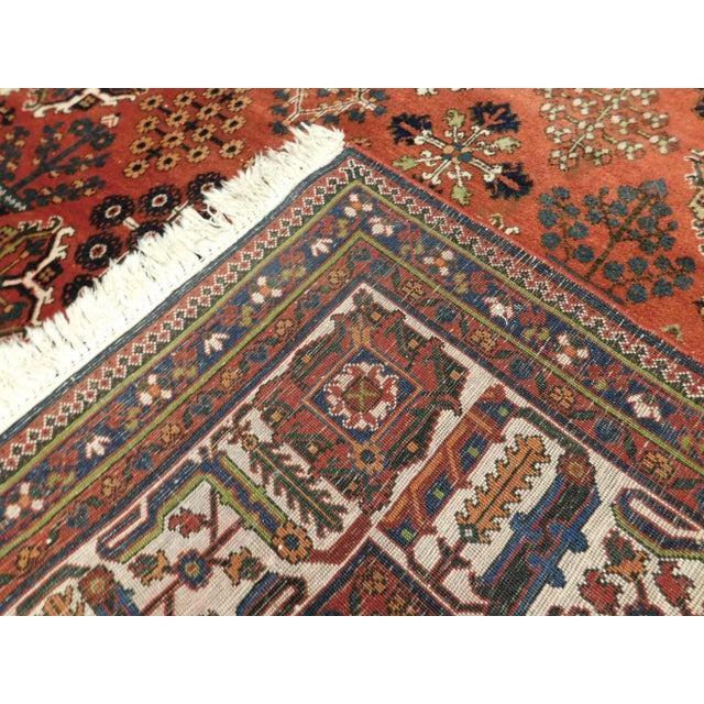 Semi Vintage Hand Knotted Persian Rug For Sale - Image 12 of 12