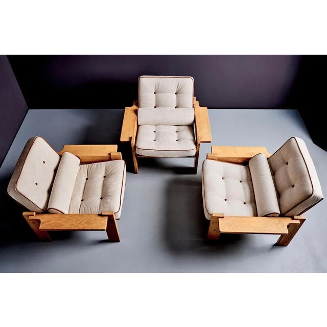 Vintage Lounge Chairs by Yngve Ekström for Swedese, 1960s, Set of 3 For Sale - Image 3 of 18