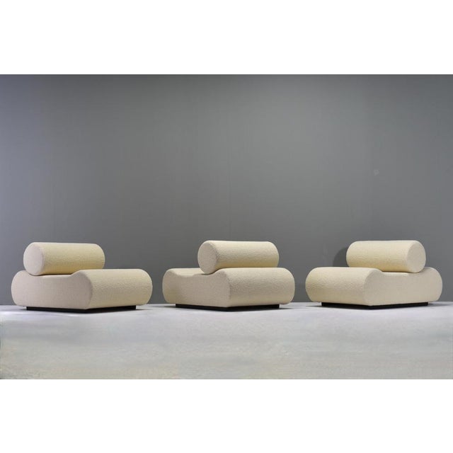 Corbi Sofa for Cor in New Mohair Upholstery by Klaus Uredat for Cor, Germany, 1969, Set of 3 For Sale - Image 18 of 18