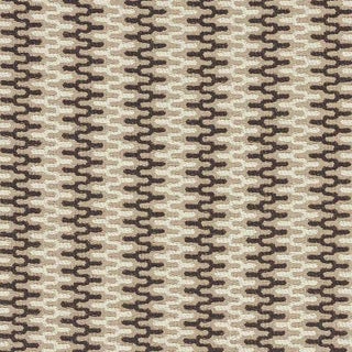 Sample- Schumacher Rivington Weave Fabric in Java For Sale
