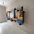 Blue Large Postmodern Wall Unit in Metal and Lacquered Plywood, 1980s For Sale - Image 8 of 13