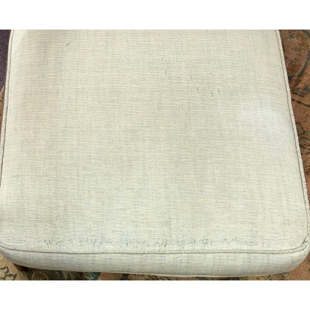 Mid Century Danish Style Walnut High Back Lounge Chair For Sale - Image 10 of 10