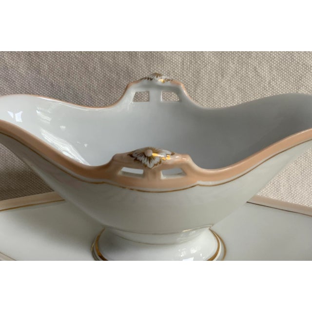 19th Century French Porcelain Sauce Boat For Sale - Image 10 of 12