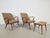 Mid-Century Armchairs and Ottoman in Teak, 1960s, Set of 3 For Sale - Image 15 of 15