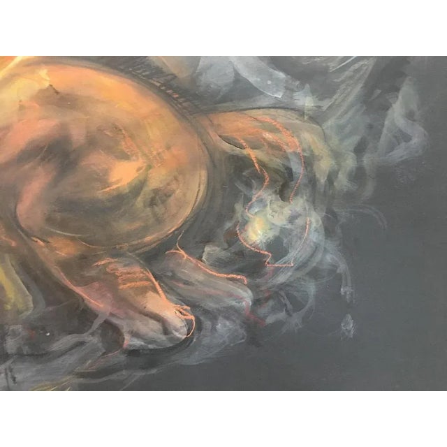Giuseppe Colin, Horse on Black Sky, 1990s, Painting For Sale - Image 10 of 12