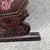 Vintage Chinese Rosewood Table Screen With Mother of Pearl Inlay – Magpie & Plum Blossom Motif For Sale In Los Angeles - Image 6 of 9