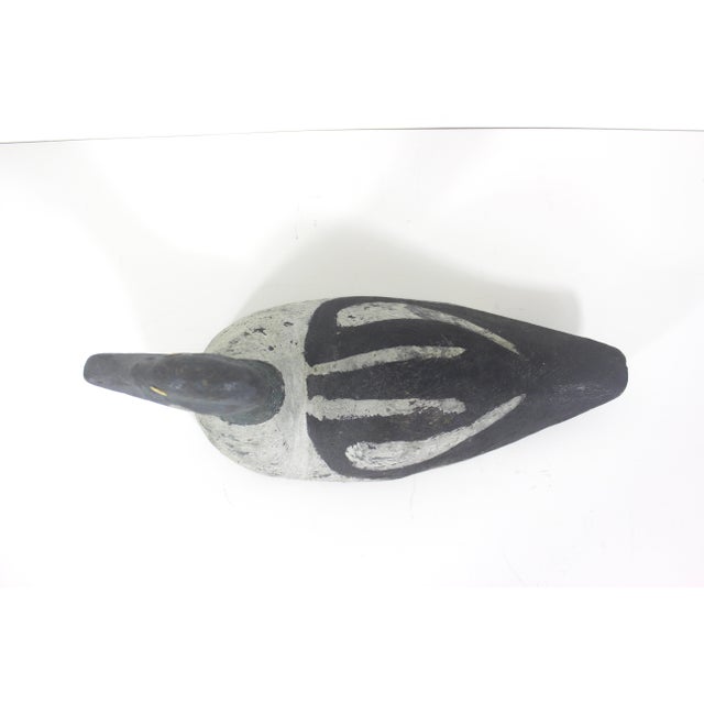Vintage Painted Wood Duck Decoy For Sale - Image 4 of 14