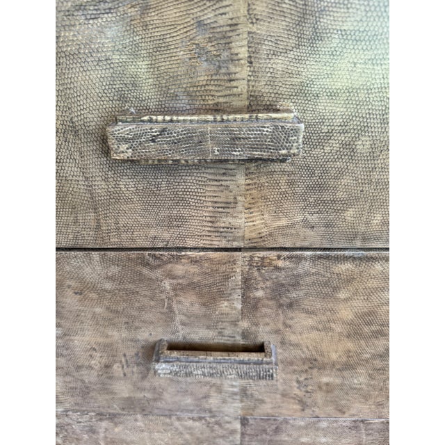 Brown R & Y Augousti Brown Tall Chest of Drawers For Sale - Image 8 of 11