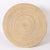Round Reed Wrapped Ghost Drapery Coffee Table For Sale - Image 4 of 8