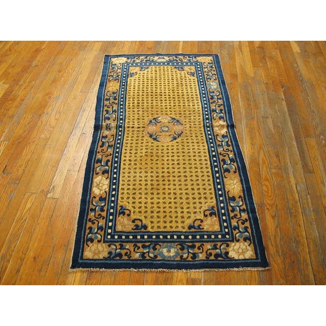 Early Century 19th W. Chinese Ningxia Carpet 2'9" x 5'6" - 84 x 168