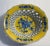 Chinese 1970s Blue and Yellow Reticulated Basket Bowl For Sale - Image 3 of 7