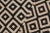 Modern Kilim Beige Black Wool Rug - 6'6" X 9'7" For Sale In New York - Image 6 of 7
