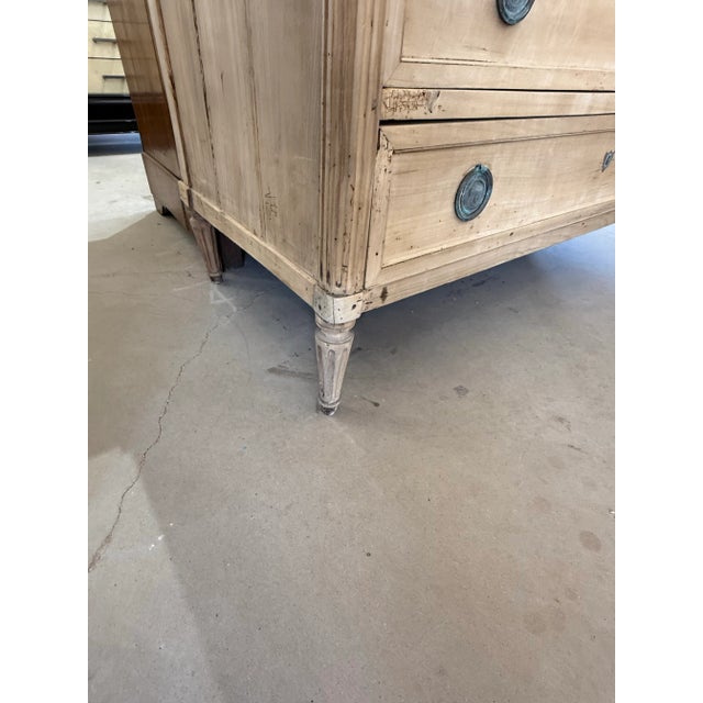 Large 18th Century French Louis XVI Solid Walnut Bleached Chest of Drawer / Commodes For Sale - Image 12 of 12
