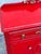 Vintage French Provincial Style Red Painted Buffet Cabinet For Sale - Image 4 of 12