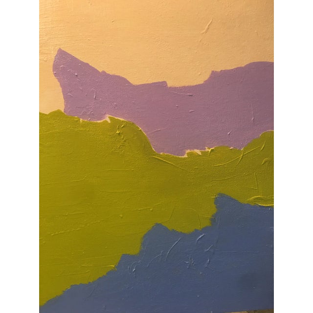 Abstract "Merger" Original Acrylic Painting For Sale - Image 3 of 9