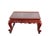 Asian 2000s Red Wooden Tray With Legs For Sale - Image 3 of 7