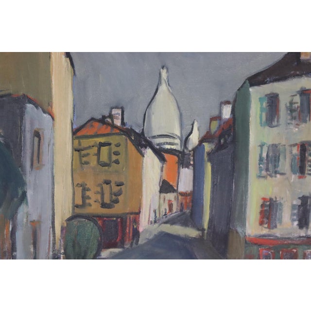 Tryggve Eagle, Montmartre, 1951, Oil on Canvas, Framed For Sale - Image 9 of 11