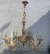 Louis XV Two Brass Chandeliers with 5 and 6 Branch, 1890s, Set of 2 For Sale - Image 4 of 10