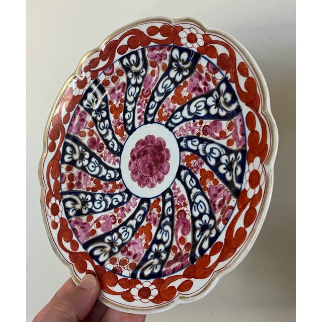 Flight, Barr & Barr Worcester Antique Early 19th Century English Worcester Flight Barr Porcelain Plate in the Queen Charlotte Pattern For Sale - Image 4 of 10