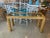 Wood Vintage Palm Beach Twisted Rattan Reed Console Table New Glass Top For Sale - Image 7 of 13