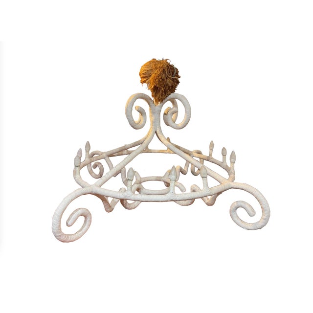 Vintage French Chandelier by Mathieu Challieres in Paris, 1999 For Sale - Image 9 of 9