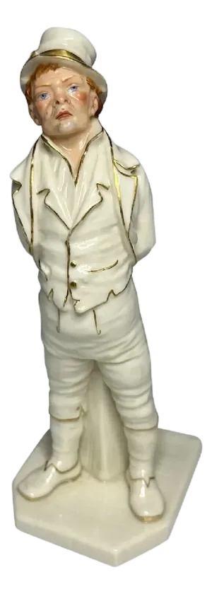 Antique Royal Worcester Figurine: Paddy Irishman, James Hadley, 1868