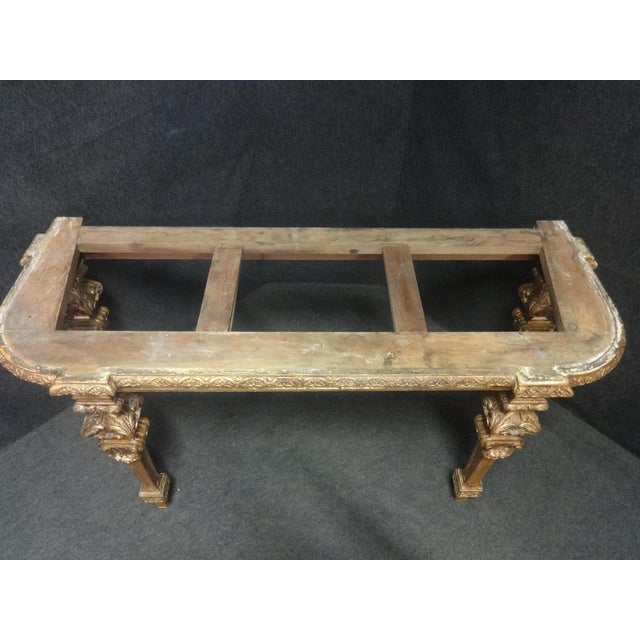Stone Regency Marble Console Table For Sale - Image 7 of 15