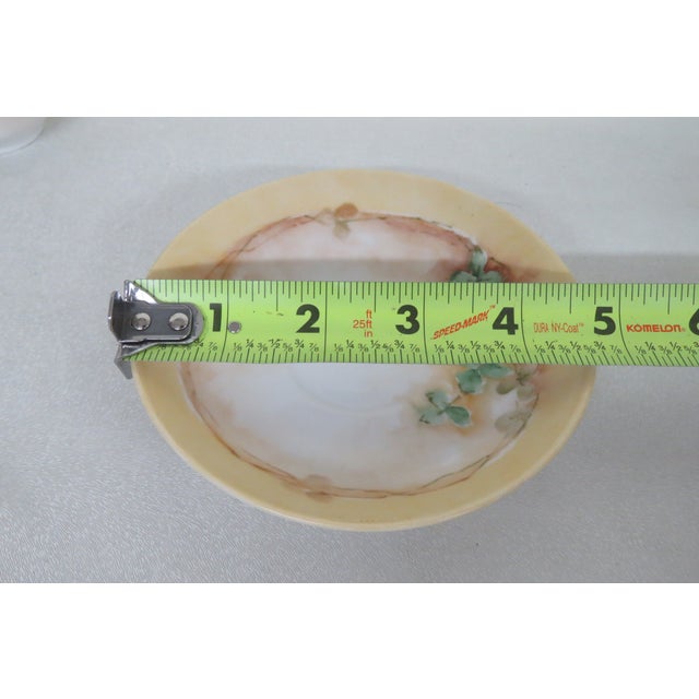 Austria W Porcelain Set of 3 Coffee Espresso Cups and Saucers For Sale - Image 12 of 12