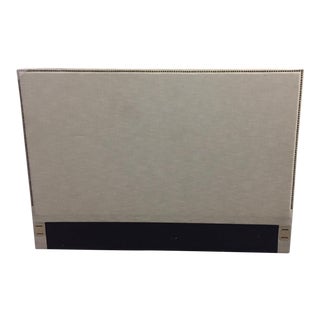 Natural Linen King Headboard For Sale