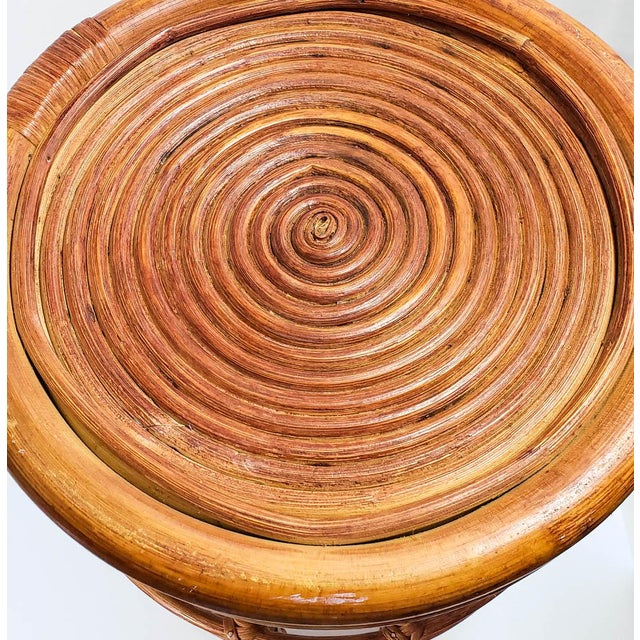 Vintage Wicker Rattan Umbrella Stand Holder Chairish