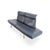 Mid-Century Sofa DS 450 in Leather Black Blue from de Sede For Sale - Image 5 of 15