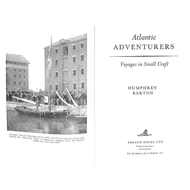 "Atlantic Adventurers: Voyages in Small Craft" 1962 Barton, Humphrey For Sale - Image 4 of 11