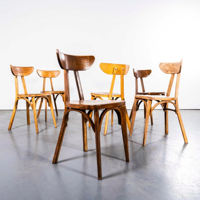 Harlequin Flat Seat Whale Tail Dining Chair, 1960 For Sale - Image 6 of 13