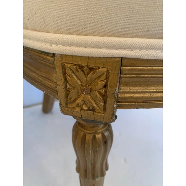 19th Century Newly Upholstered Tufted Fan Back Slipper Chairs -A Pair For Sale - Image 10 of 13