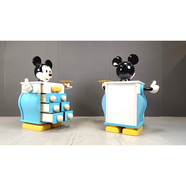 Mickey Mouse Chests of Drawers from Starform, France, 1988, Set of 2 For Sale - Image 11 of 12