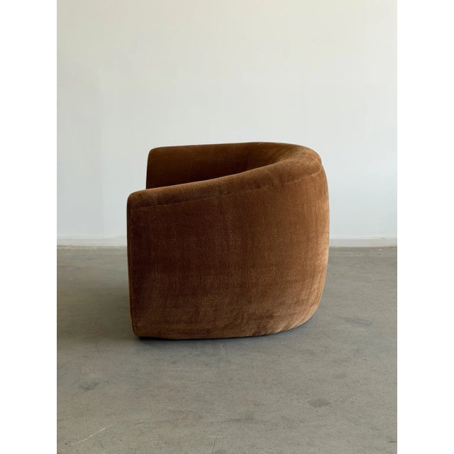 Postmodern Kagan Style Sculptural Lounge Chair For Sale - Image 3 of 9