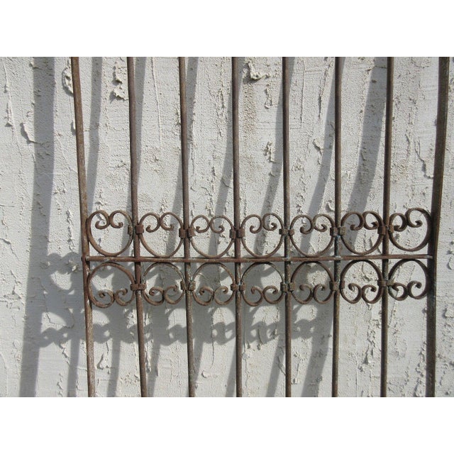 Antique Victorian Iron Gate # 354 For Sale - Image 4 of 5