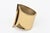 Modern Vintage Gold Plated Sculptural Wide Cuff Hinged Bracelet For Sale - Image 3 of 10