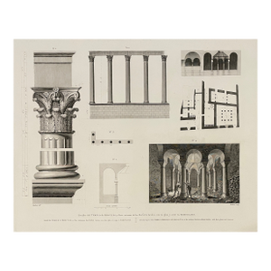 1811 Alexandre LaBorde Architectural Engraving