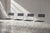Mid-Century Modern Vintage Minimalist Metal X-Line Chairs by Niels Jørgen Haugesen for Hybodan, 1970s, Set of 4 For Sale - Image 3 of 18