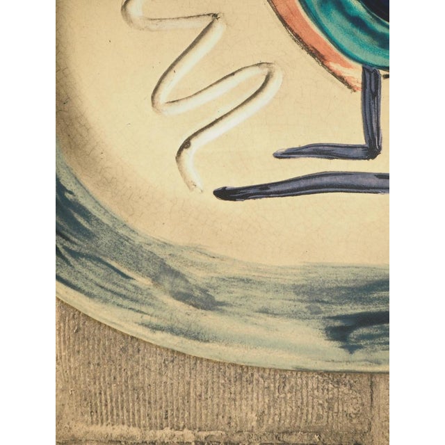 Pablo Picasso, Madoura Ceramics, Colorful Bird, Lithograph Poster For Sale - Image 5 of 6