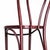 Maroon Dark Mahogany Hoop Back Bentwood Dining Chairs, 1980s, Set of 4 For Sale - Image 8 of 12