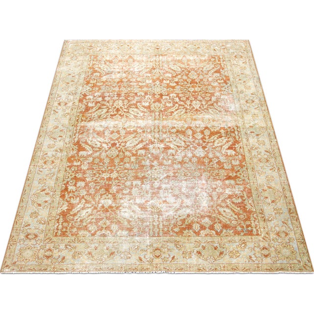 1920s 1920s Persian Mahal Rug For Sale - Image 5 of 6