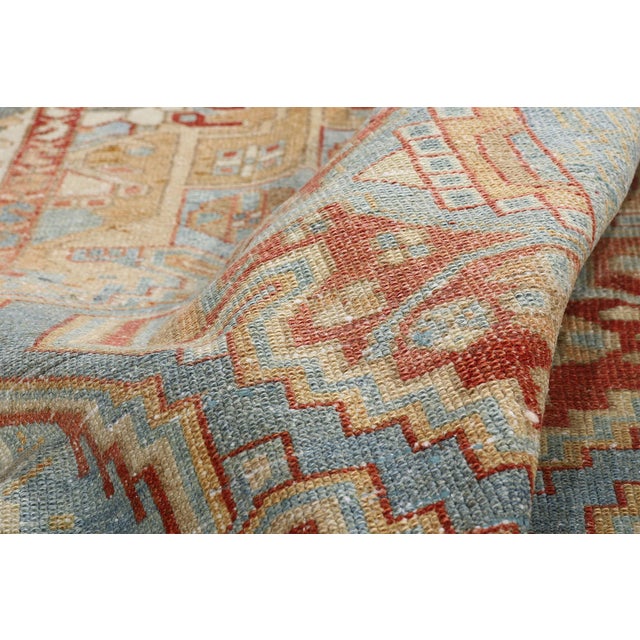 Antique Persian Karaja Heriz Rug, 06'09 X 10'01 For Sale In Dallas - Image 6 of 10