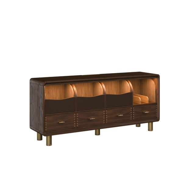 Sideboard is a handcrafted, exquisite sideboard designed for contemporary interiors that celebrate craftsmanship, music,...